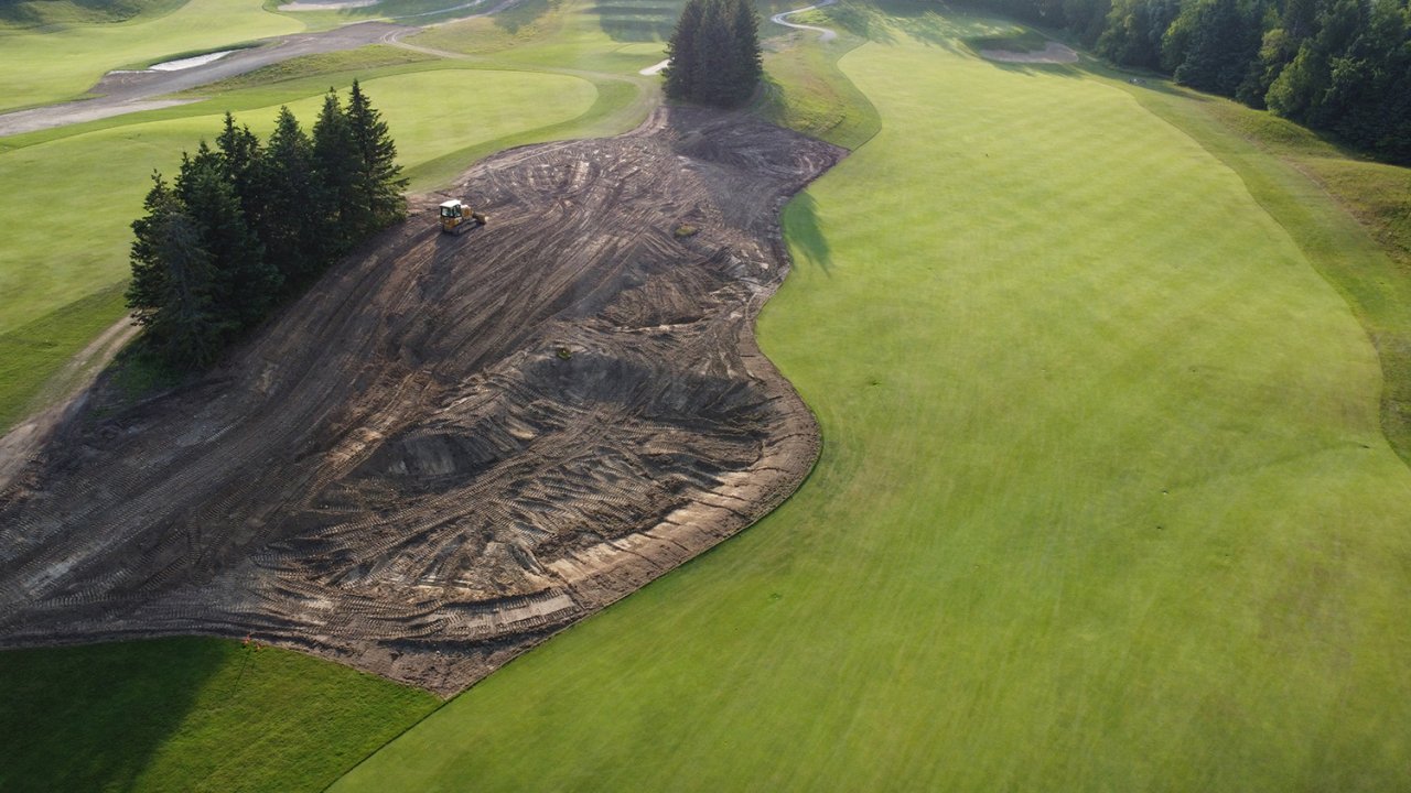 Construction bird view.